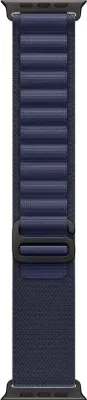 Obrázek produktu pro Apple MYPW3ZM/A, Kapela, Chytré hodinky, Námořnická modrá, Apple, Apple Watch Models 44mm 45mm 46mm 49mm, Polyester, Elastan, Titanová