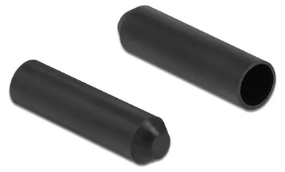Productafbeelding van DELOCK 19762, Krimpkous, zwart, polyolefine, 7 cm, 2 stuks, 90 - 130 °C