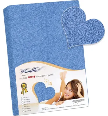 Immagine prodotto di Lenzuolo di spugna - Blu - 90x200