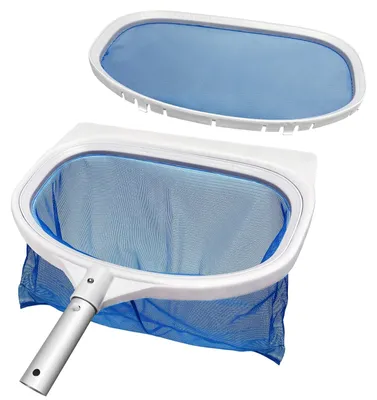 Productafbeelding van Schepnet - Zwembad en vijver - 2-in-1 - 40 x 32 cm - Dubbel net