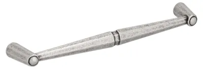 Image de Poignée pour meubles en zamac Entraxe 160mm Vieil argent brillant