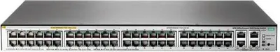Obrázek produktu pro HPE OfficeConnect 1850 48G 4XGT PoE+ 370W, Řízený, L2, Gigabit Ethernet (10/100/1000), Podpora napájení po Ethernetu (PoE), Instalace do racku, 1U