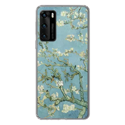 Produktbild von MuchoWow® Handyhülle Schutzhülle Hülle für Huawei P40 Mandelblüte - Van Gogh - Kunst Silikon Softcase Handy Hülle - Handytasche