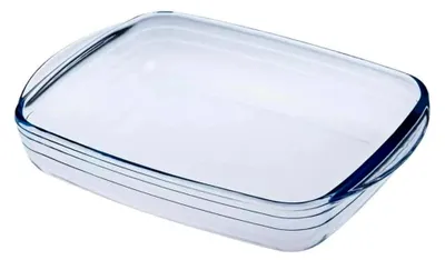Produktbild von Rechteckiger Bräter aus Borosilikatglas, 35 x 22 cm