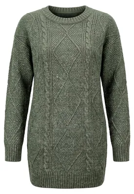 Image de Robe pour femme Aleida, couleur verte, taille L