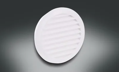 Produktbild von Rotheigner Mauerlüfter mit Fliegennetz Kunststoff weiß NW 150 mm