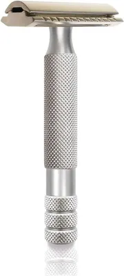 Produktbild von Rasierhobel mit geschlossener Kamm, 90 mm Griff, Edelstahl, 110 g, für Rasur