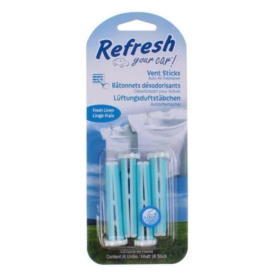 Obrázok produktu pre Osviežovač vzduchu do auta California Scents Vent Sticks Fresh Linen (2 dávky)