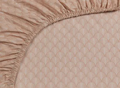 Produktbild von Pip Studio Scala Spannlaken Farbe Coral Größe 100x200 cm