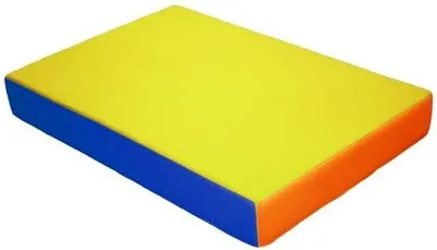 Produktbild von EDUPLAY 110-197 Hüpfpolster 113 x 75 cm, türkis/gelb/orange