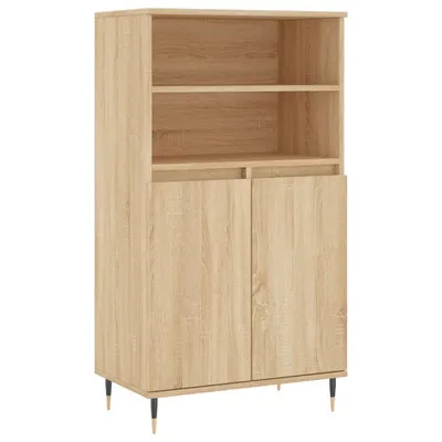 Produktbild von Highboard Sonoma-Eiche 60x36x110 cm Holzwerkstoff