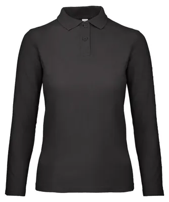 Image de B&C - Polo « ID.001 » pour femmes à manches longues FK2717 (XL) (noir)