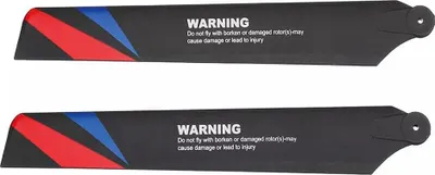 Obrázek produktu pro Sada hlavní čepele pro WLtoys XK K130 RC Vrtulníky Černé červené