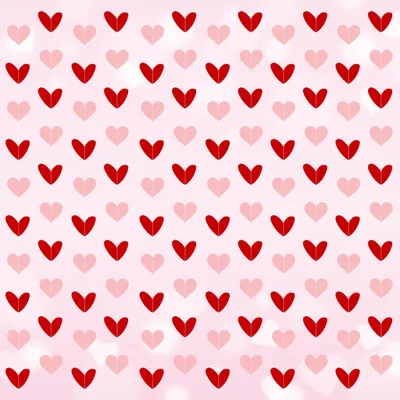 12 Herzgirlanden, rot/rosa, 1,6 m, für Valentinstag, Hochzeit, Geburtstag