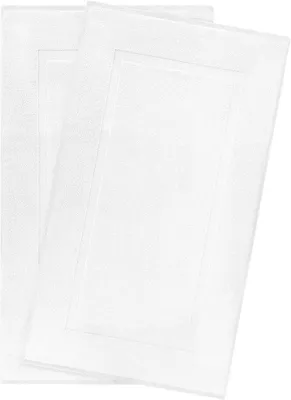 Produktbild von Famanu Badmatten-Set 2-teilig 100% Baumwolle 900 g/m² - Weiß