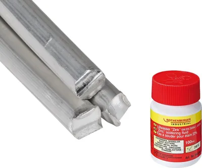Produktbild von ROTHENBERGER Industrial Set Stangenlötzinn 650 g mit Lötwasser 100 ml - 1500004955