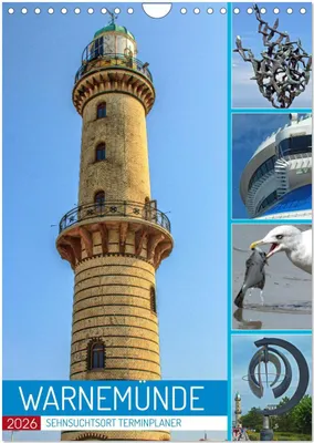 Produktbild von Sehnsuchtsort Warnemünde (Wandkalender 2026 DIN A4 hoch), CALVENDO Monatskalender