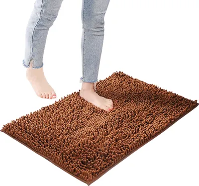 Produktbild von 2 kusy protišmykovej kúpeľňovej rohože 40x60 cm - WC rohožka do vane nadýchaná podlahová rohož alebo rohož do sprchy, vane a WC