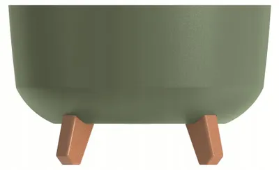 Immagine prodotto di Vaso su gambe verde terra Gracia Low DGRL240L-5615C
