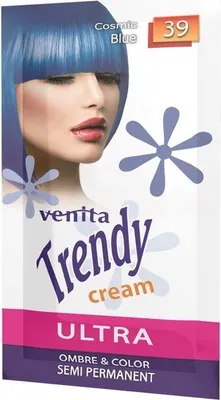 Zdjęcie produktu dla Venita Trendy Cream Kosmiczny Błękit 39 - Krem Koloryzujący Do Włosów