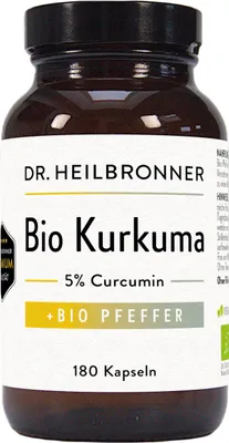 Zdjęcie produktu dla Kurkuma organiczna - 180 kapsułek 108g