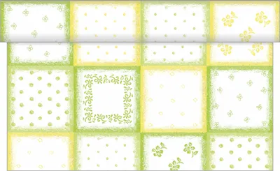 Produktbild von Sovie HOME Tischläufer Cookie in Grün aus Linclass® Airlaid 40 cm x 4,80 m, 1 Stück