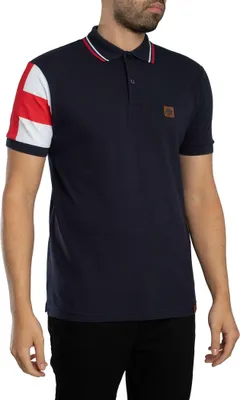 Produktbild von Trojan Piqué-Poloshirt mit Flaggenärmeln, Blau XXL