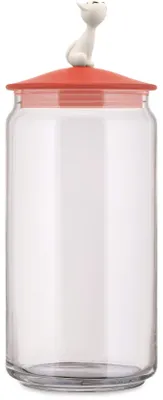 Vorratsglas für Tierleckerli, Glas, mehrfarbig, 1 Stück