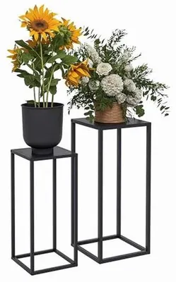 Produktbild von Famanu Beistelltisch Set 2 Stück - Skandinavisches Design - Schwarz