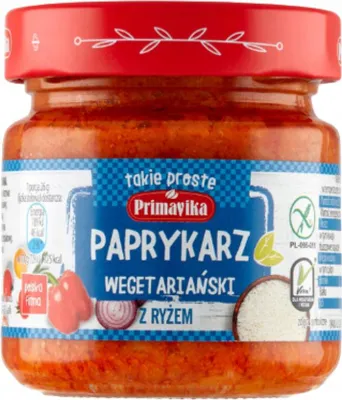 Immagine prodotto di Paprykarz Wegetariański z Ryżem Primavika 160 g
