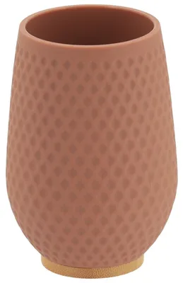 Produktbild von TENDANCE | Zahnbürstenbecher - Badezimmerbecher - braun - 280 ml - Zahnputzbecher - Praktisch - Badezimmer
