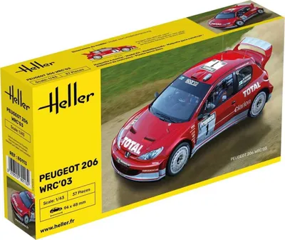 Produktbild von Heller Peugeot 206 WRC '03 1:43, 80113