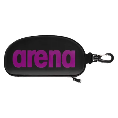 Arena Goggle Case Etui Box Hard-Case in schwarz / lila