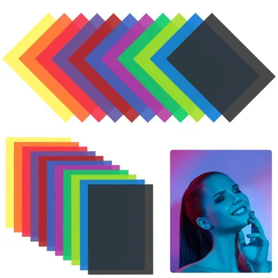Obrázek produktu pro Sada 22 barevných filtrů z PVC
