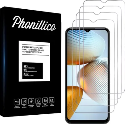 Obrázok produktu pre Tvrdené sklo pre Xiaomi Poco M4 5G [4 ks] Screen Protector Film Anti-scratch Glass Resistant Phonillico®