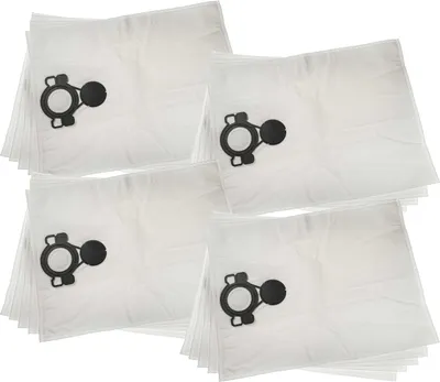 Produktbild von vhbw 20x Staubbeutel Ersatz für Nilfisk 107419590 für Staubsauger - 36,2cm x 25,8cm Weiß