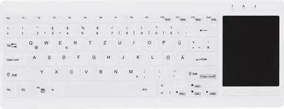 Immagine prodotto di Active Key MedicalKey AK-C4412 - Tastiera - con touchpad - USB - QWERTZ - Tedesco - bianco