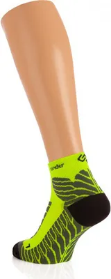 Produktbild von Under Pressure Sneakers Sportsocken mit Kompression 35-38 neongelb