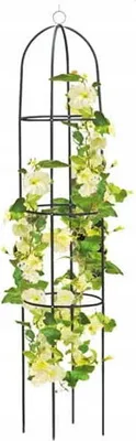 Produktbild von Metall-Gartenstütze 195x38x38cm Rund für Kletterpflanzen