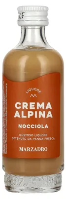 Produktbild von Marzadro Crema Alpina Nocciola Liquore 17% Vol. 0,05l