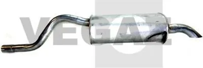 Produktbild von VEGAZ RS-340 Endschalldämpfer für RENAULT CLIO II (BB0/1/2, CB0/1/2) Auspuff
