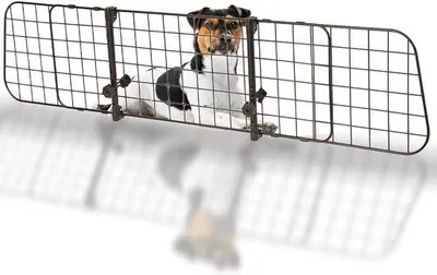 Produktbild von Famanu Hunde-Gitter Auto - Verstellbar, Teleskopstangen, Universell