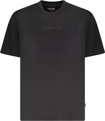Produktbild von Oversize Herren T-Shirt Schwarz - Baumwolle mit Stickerei