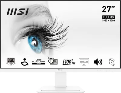 Produktbild von MSI 68.6cm (27) IPS FHD PRO MP273AWDE 100Hz 4MS weiß