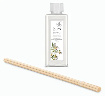 Produktbild von ipuro Essentials Nachfüller WHITE LILY Raumduft 200 ml - Refill Raumerfrischer m