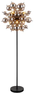 Produktbild von Globo Lighting Stehleuchte Metall schwarz matt, 6x E14