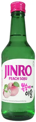Produktbild von Jinro Soju Peach Geschmack 350ml alk. 13% Vol.
