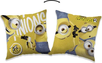 Produktbild von Jerry Fabrics Minions Kissen Kuschelkissen Dekokissen 40 x 40 cm