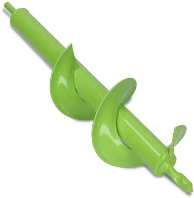 Productafbeelding van Grondboor - Tuinboor - Planten Graven - Koolstofstaal - 80 mm x 30 cm - Groen