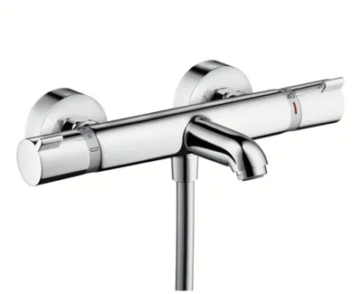 Produktbild von Hansgrohe Ecostat Comfort Badthermostat 15 cm m/Umsteller Chrom